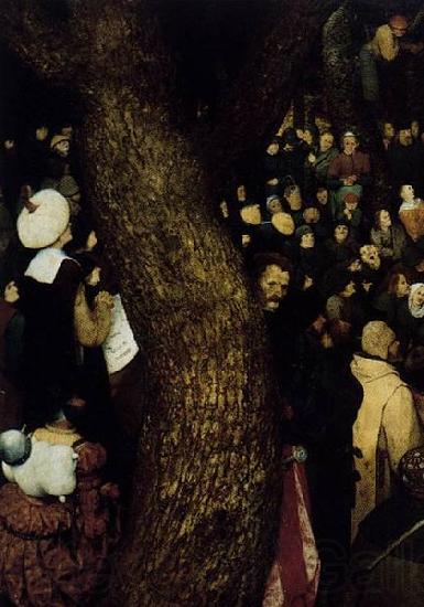 Pieter Bruegel the Elder The Sermon of St John the Baptist Spain oil painting art